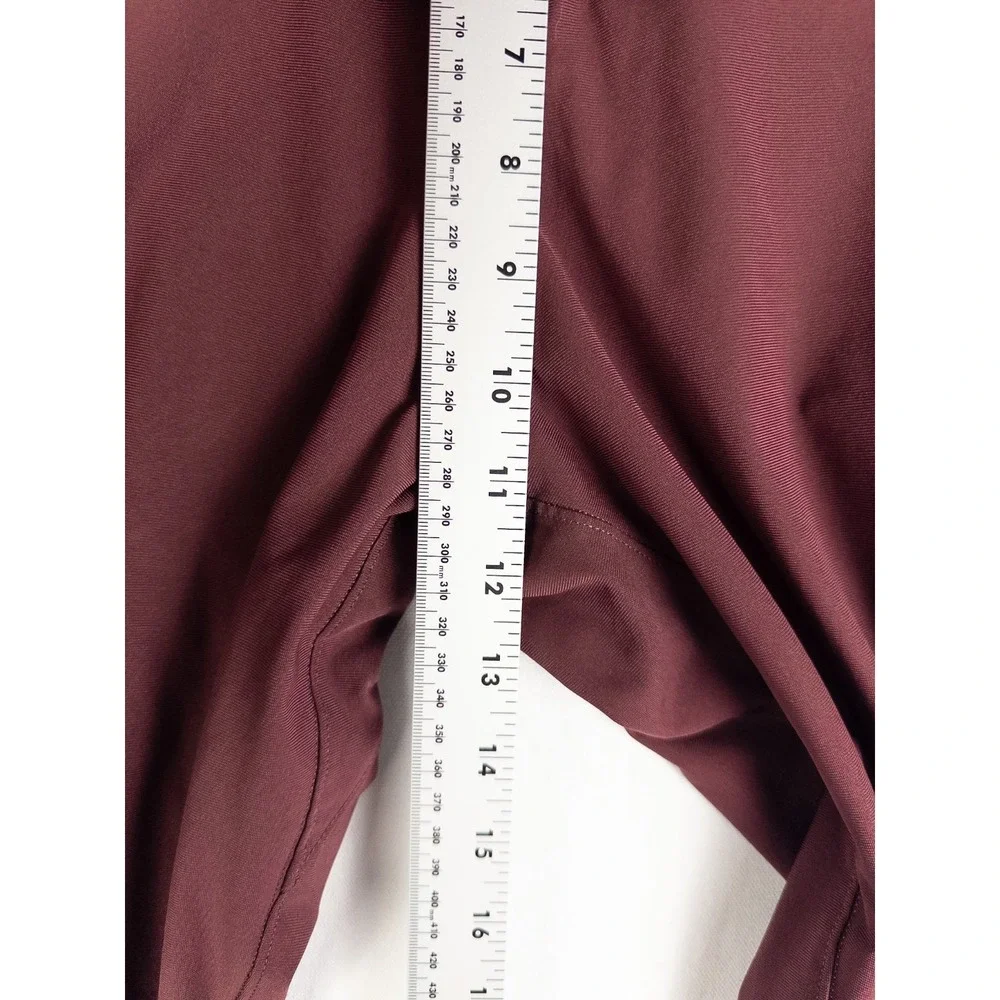 Lululemon ABC Pants Mens 32X31 Burgundy Chino Flat‎ Front Athleisure